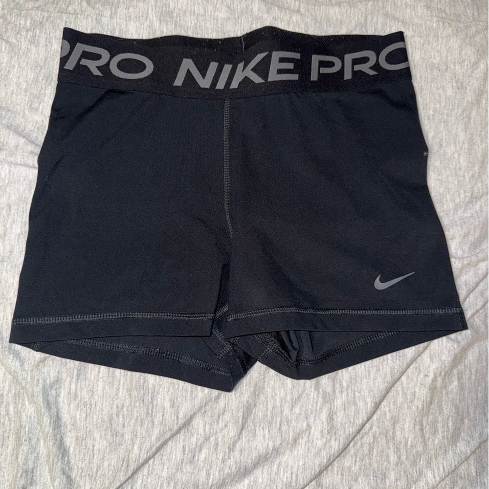 Nike Black Pro Athletic Compression Shorts